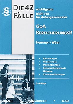 42 Fälle Bereicherungsrecht / GoA