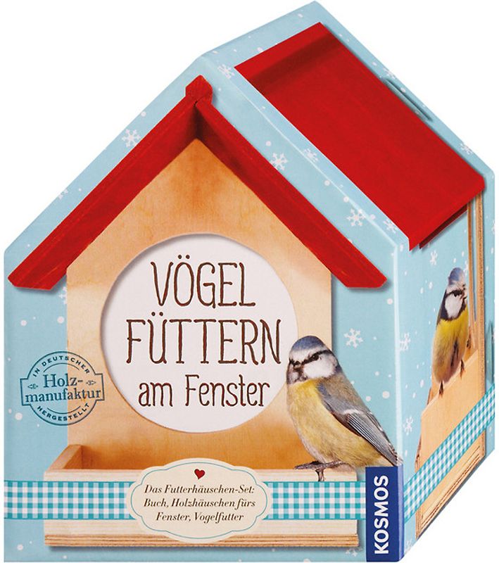 Vögel füttern am Fenster