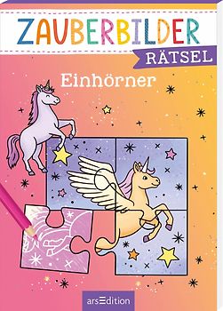 Zauberbilder-Rätsel – Einhörner