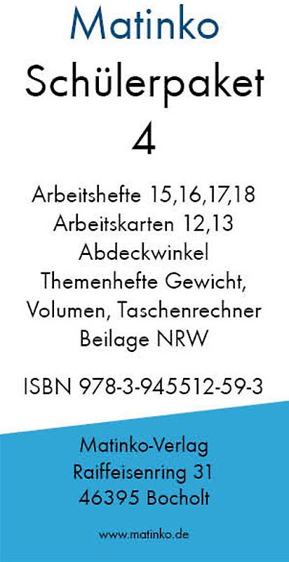Matinko-Schülerpaket 4