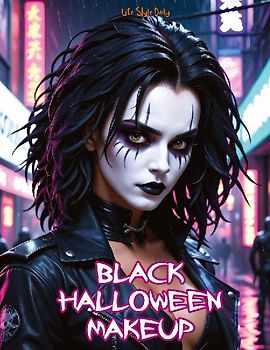 Black Halloween Makeup