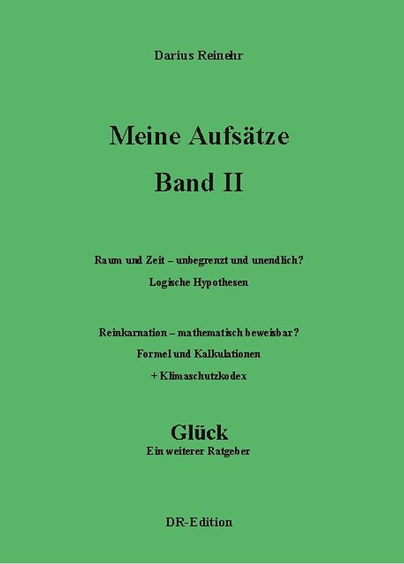 Meine Aufsätze Band II