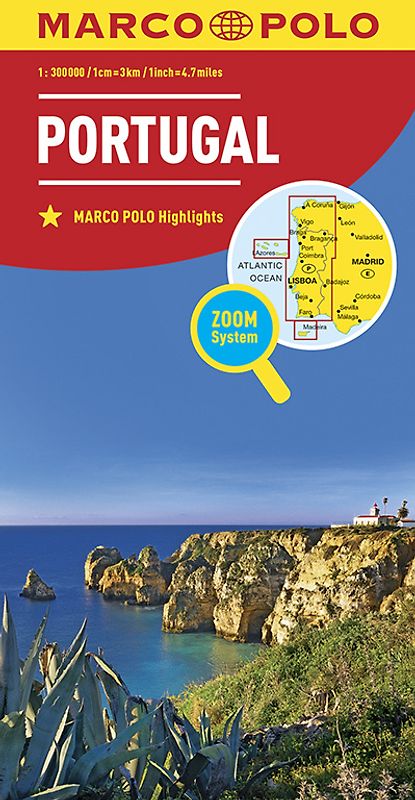 MARCO POLO Länderkarte Portugal 1:300.000