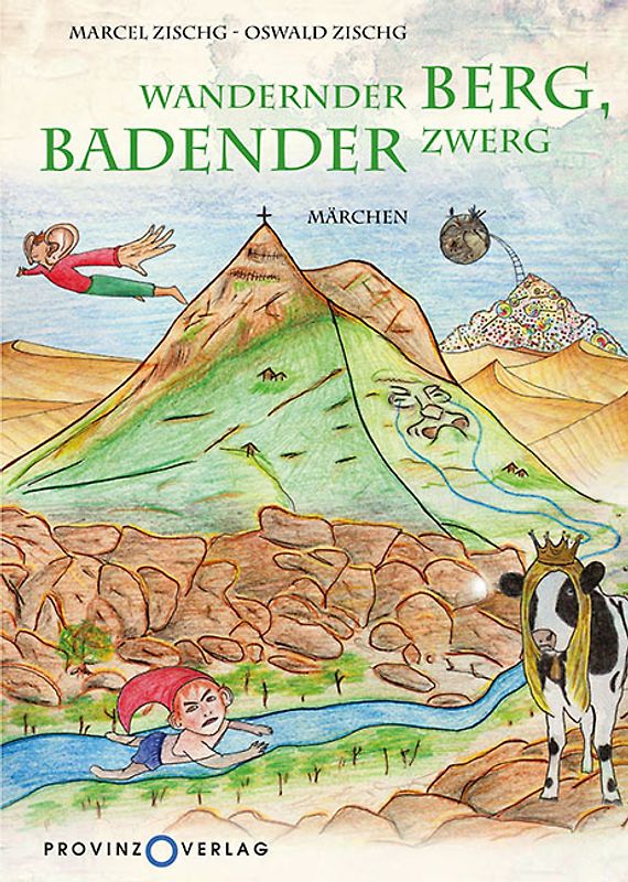 Wandernder Berg, badender Zwerg