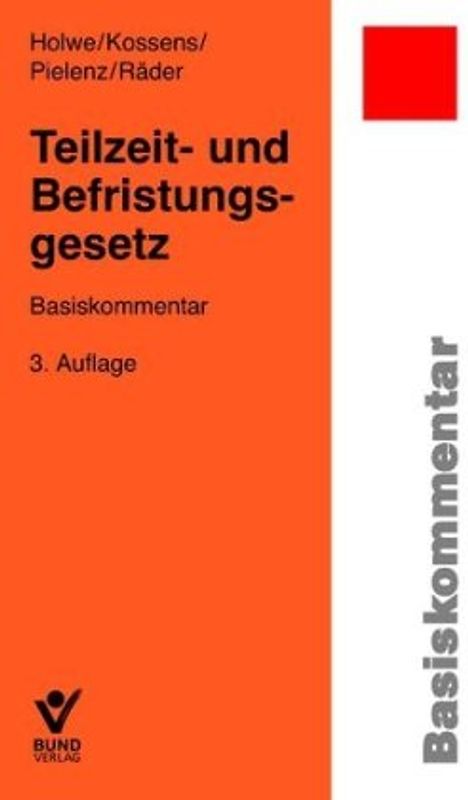 Teilzeit- und Befristungsgesetz