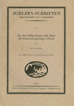 Die Jura-Mikrofauna und -flora des Sonnwendgebirges (Tirol)