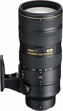 Image of Nikon AF-S NIKKOR 70-200 mm F2.8 ED G VR II 77 mm filter (geschikt voor Nikon F) zwart (Refurbished)