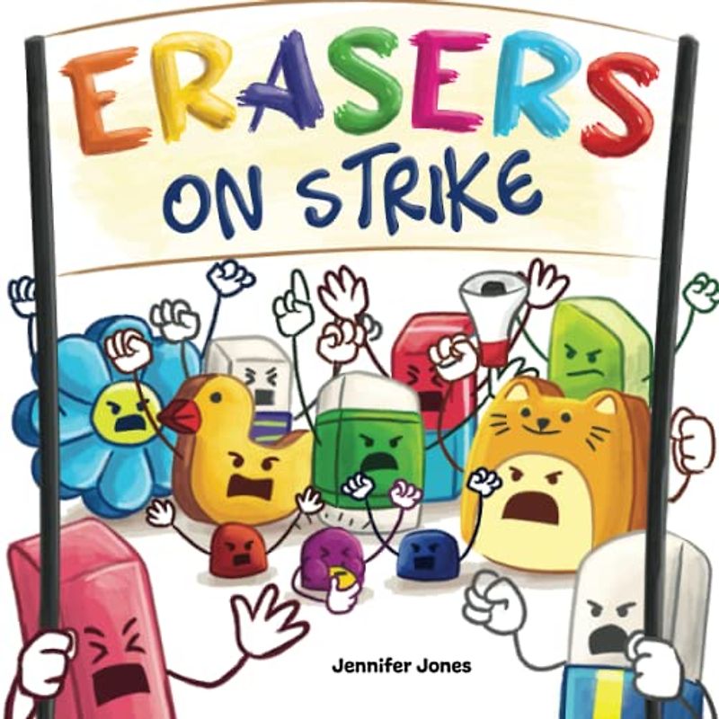 Erasers On Strike: A Funny, Rhyming, Read Aloud Kid's Book About Respect and Responsibility