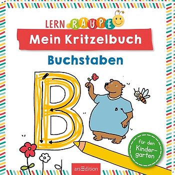 Lernraupe – Mein Kritzelbuch Buchstaben