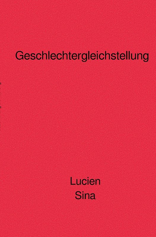 Geschlechtergleichstellung