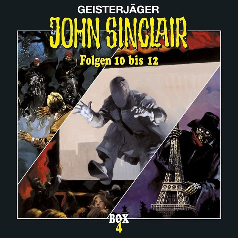 Sinclair, John - Box 4 Folge 10-12: Die Horror-Reiter / Kino des Schreckens / Der Hexer von Paris