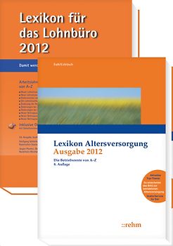 Buchpaket Lexikon für das Lohnbüro und Lexikon Altersversorgung 2012