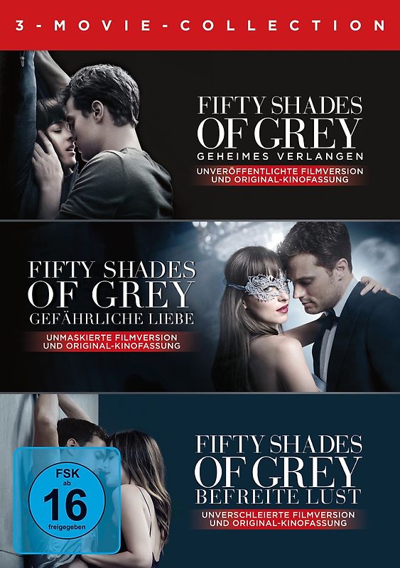Fifty Shades - 3 Movie Collection DVD