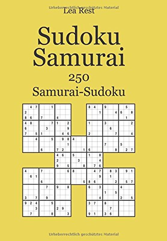 Sudoku Samurai: 250 Samurai-Sudoku - Rest, Lea