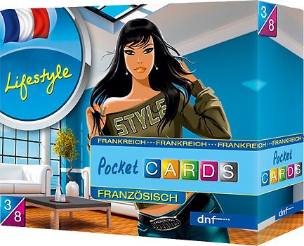 Karteikarten Pocket Cards Französisch. Lifestyle