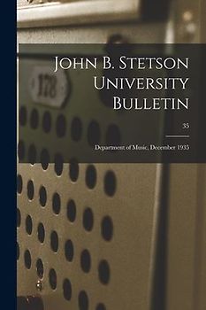John B. Stetson University Bulletin