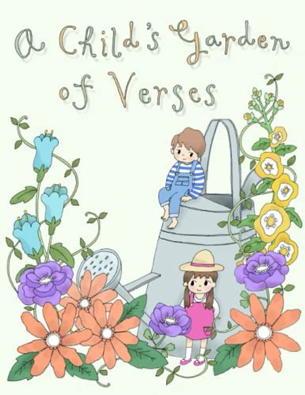 A Child's Garden of Verses: Children's Humorous Poetry , Pictures Book, Large Print