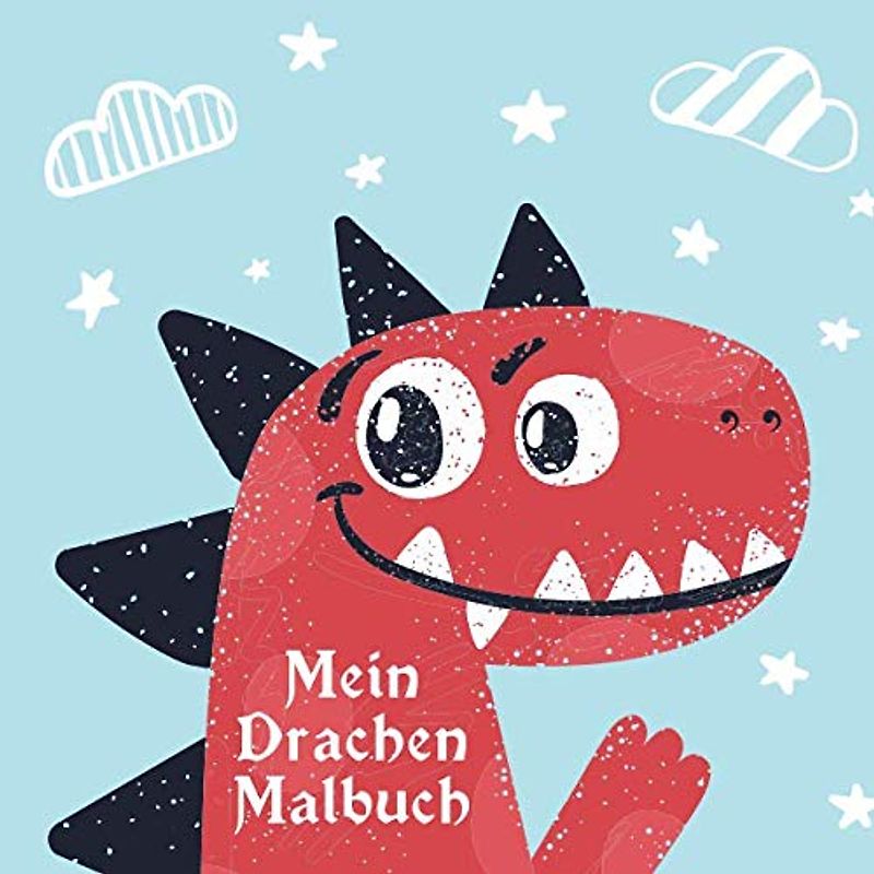 Mein Drachen Malbuch: 50 einzigartige Drachen Ausmalbilder für Kinder ab 3 Jahren für zu Hause oder den Kindergarten. Als Kopiervorlage für PädagogInnen geeignet.