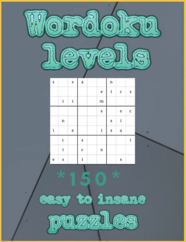 Wordoku levels: a word version of the popular sudoku puzzles