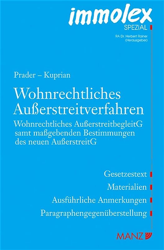 Wohnrechtliches Ausserstreitverfahren