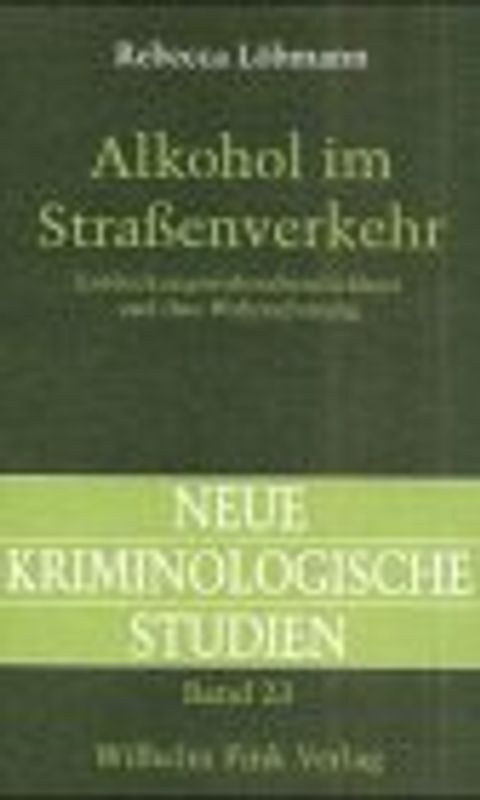 Alkohol im Straßenverkehr