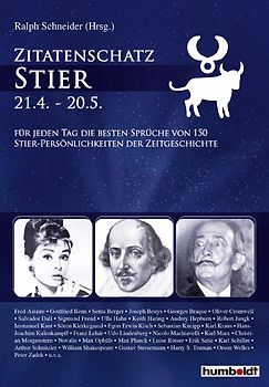 Zitatenschatz Stier - 21.04.-20.05.