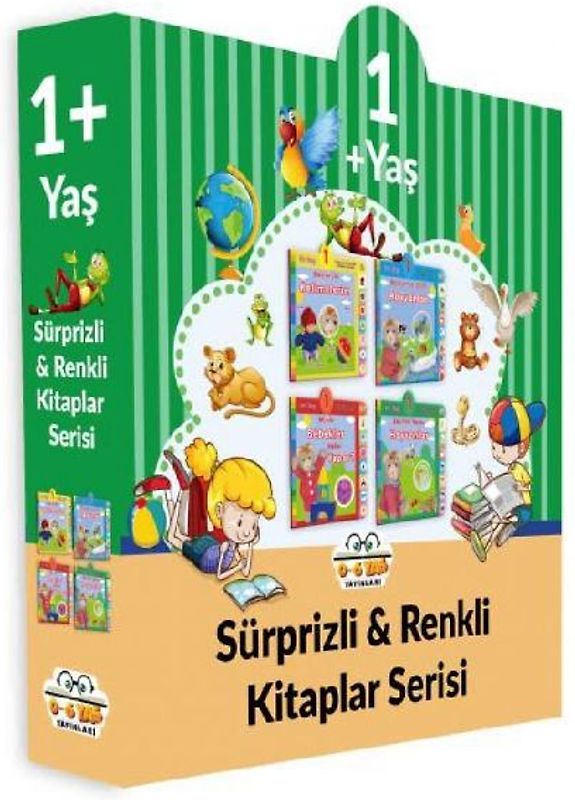 Sürprizli Renkli Kitaplar - 4 Kitap Set 1Yas
