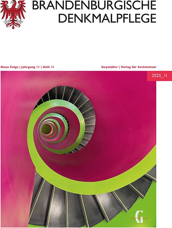 Brandenburgische Denkmalpflege | Neue Folge