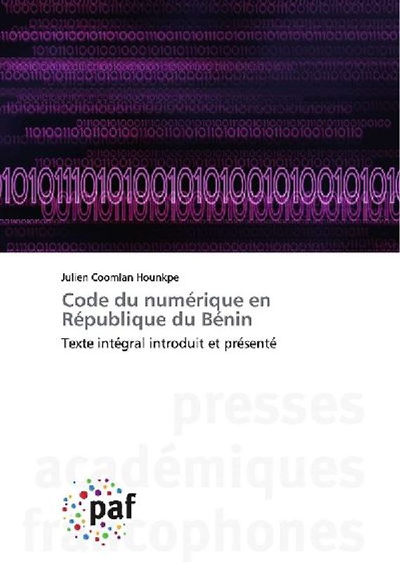 Code du numérique en République du Bénin
