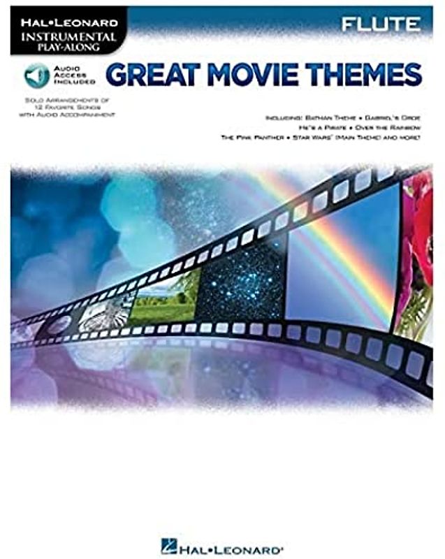 Great Movie Themes - Flute (Book & Audio Online): Play-Along, Sammelband, Download (Audio) für Flöte: For Flute Instrumental Play-Along (Hal Leonard Instrumental Play-along)