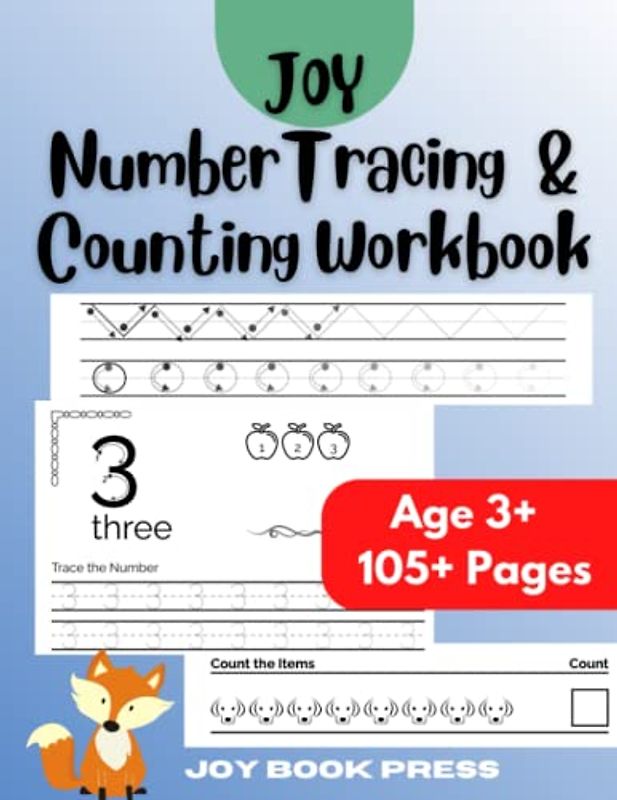 Joy Number Tracing and Counting Workbook