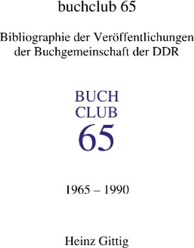 Buchclub 65.