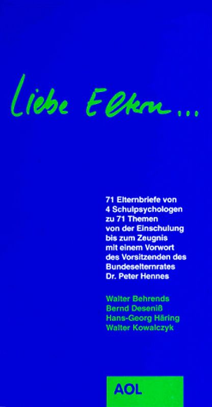 Liebe Eltern...