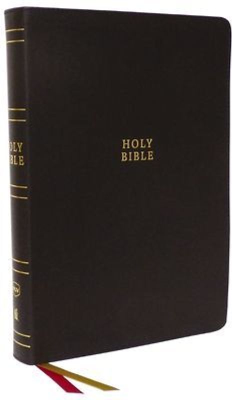 NKJV Holy Bible, Super Giant Print Reference Bible, Brown Bonded Leather, 43,000 Cross References, Red Letter, Comfort Print: New King James Version