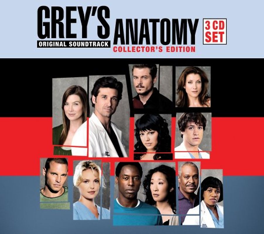 Grey's Anatomy - Volume 1-3 [Soundtrack, Collectors Edition, 3 CDs]