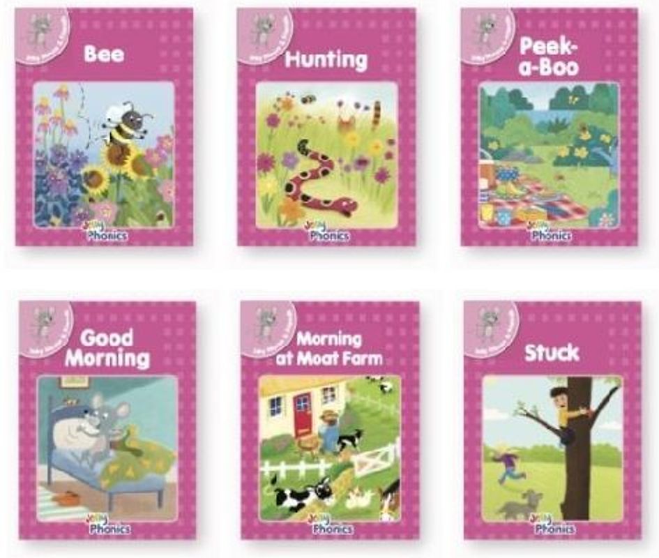 Jolly Phonics Pink Readers Inky Mouse & Friends