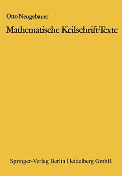 Mathematische Keilschrift-Texte