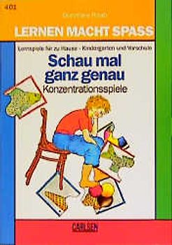 Schau mal ganz genau. Konzentrationsspiele