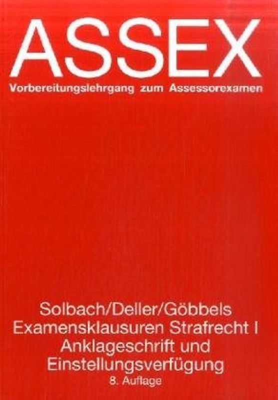 Examensklausuren, Strafrecht 1