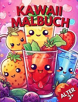 Kawaii Malbuch: Über 40 süße und lustige Kawaii Doodle Motive zum Ausmalen