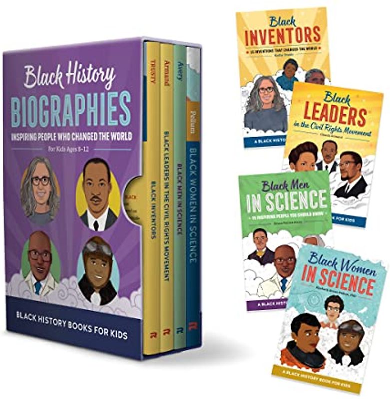 Black History Biographies 4 Book Box Set