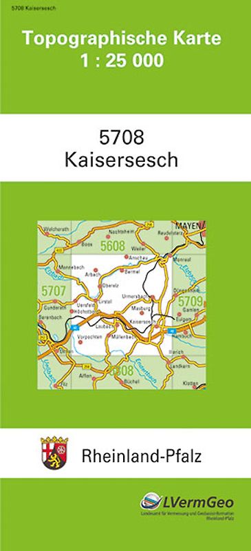 TK25 5708 Kaisersesch