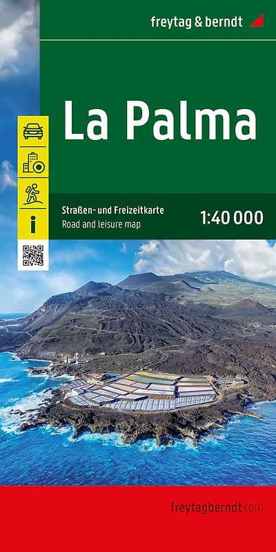 La Palma, Straßen- und Freizeitkarte 1:40.000, freytag & berndt