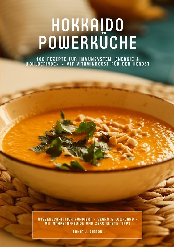 Hokkaido Powerküche: 100 Rezepte für Immunsystem, Energie & Wohlbefinden – Mit Vitaminboost für den Herbst (Wissenschaftlich fundiert • Vegan & Low-Carb • Mit Nährstoffguide und Zero-Waste-Tipps)