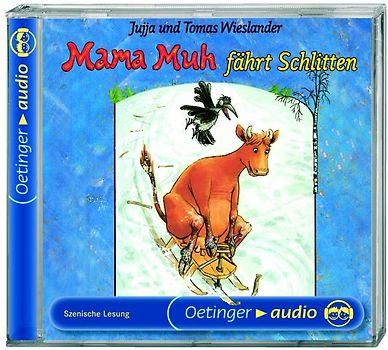 Mama Muh fährt Schlitten