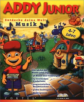 ADDY Junior: Musik - 4-7 Jahre [2 CD-ROMs] PC Spiele