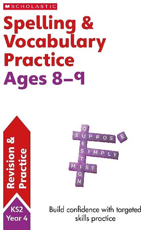 Spelling and Vocabulary Practice Ages 8-9