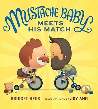 Mustache Baby Meets His Match Board Book