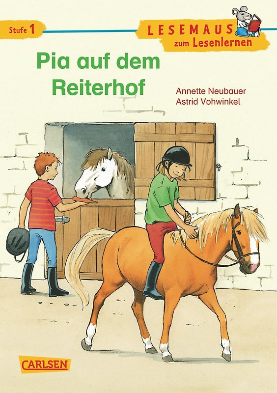 LESEMAUS zum Lesenlernen Stufe 1: VE 5 Pia auf dem Reiterhof