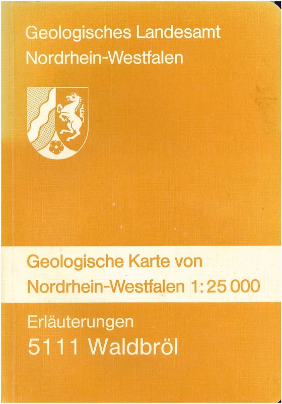 Geologische Karten von Nordrhein-Westfalen 1:25000 / Waldbröl